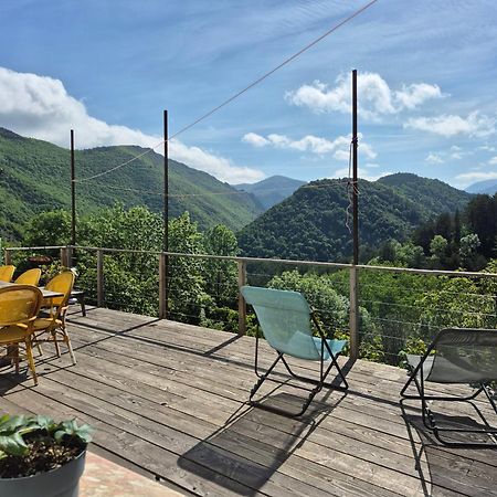 Grande Terrasse Avec Vue Entre Mediterranee Et Pays Cathare Cailla Buitenkant foto